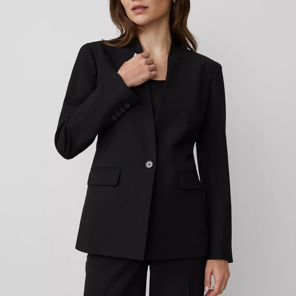 Ann Taylor The Collarless Blazer